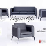 Zarif detaylarla tasarlanmış estetik 7056 Büro Koltuk Grupları