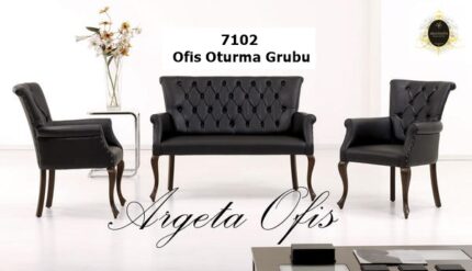 Deri kaplama estetik 7102 Büro Koltuk Grupları