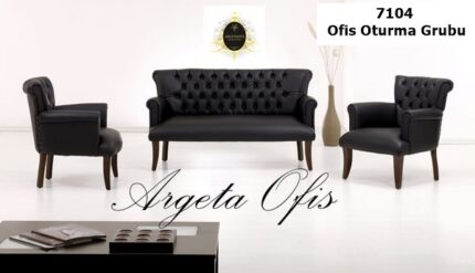 Minimalist tasarıma sahip estetik 7104 Büro Koltuk Grupları