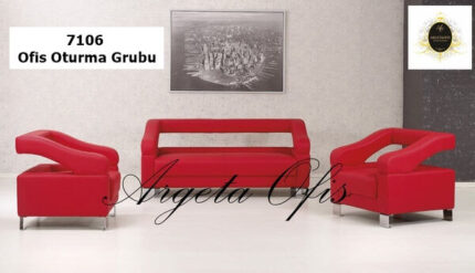 Konforlu oturum alanları sunan şık 7106 Büro Koltuk Grupları.