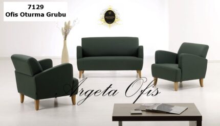 Göz alıcı detaylara sahip estetik 7129 Büro Koltuk Grupları.