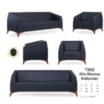 Deri kaplama estetik 7202 Büro Koltuk Grupları