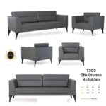 Rahat oturum alanına sahip modern estetik 7203 Büro Koltuk Grupları.