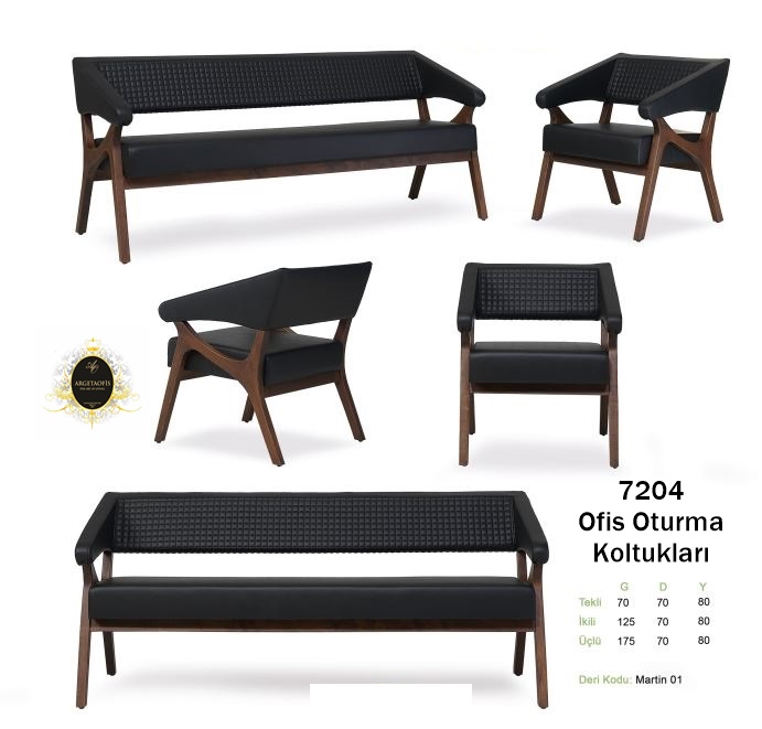 7204 Büro Koltuk Grupları Minimalist tasarıma sahip estetik 7204 Büro Koltuk Grupları