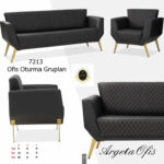 Ergonomik yapısıyla konfor sunan estetik 7213 Büro Koltuk Grupları.