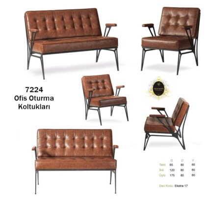 Göz alıcı tasarımıyla estetik 7224 Büro Koltuk Grupları