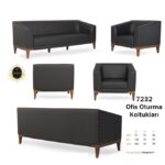 Minimalist bir tasarıma sahip estetik 7232 Büro Koltuk Grupları.