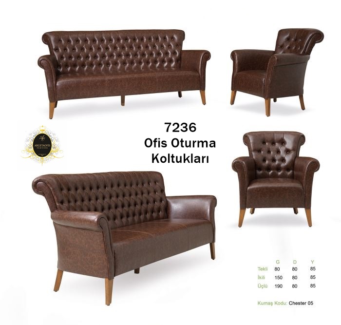 7234 Büro Koltuk Grupları Dinamik bir ofis ortamında sergilenen estetik 7234 Büro Koltuk Grupları.