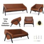 Deri kaplama estetik 7239 Büro Koltuk Grupları