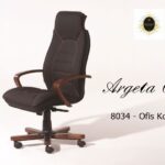 Ahşap çerçeve ve lüks deri kaplaması ile şık bir tasarım sunan 8034 Müdür Koltuklarımız