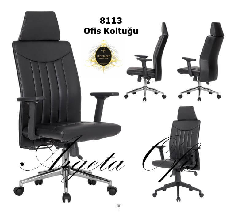 8113 Müdür Koltukları Ahşap çerçeve ve lüks deri kaplaması ile şık bir tasarım sunan 8113 Müdür Koltukları modelleri