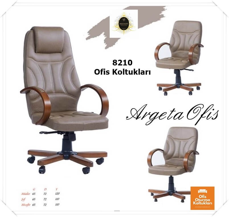 Ergonomik tasarımıyla gün boyu rahatlık sunan lüks 8210 Müdür Koltuklarılarımızla ofisinizdeki stili yükseltin. Şık ve rahat minderli