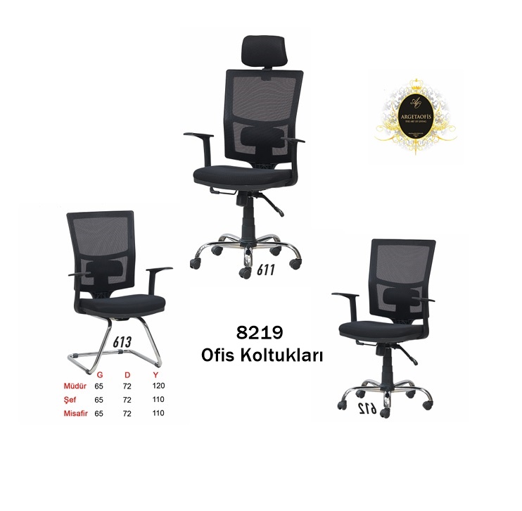 Ofis stilinizi tamamlayacak lüks 8219 Müdür Koltuklarıları ile çalışma alanınıza estetik katın. Ayarlanabilir başlık ve bel desteği ile konforlu Ofis stilinizi tamamlayacak lüks 8219 Müdür Koltuklarıları ile çalışma alanınıza estetik katın..