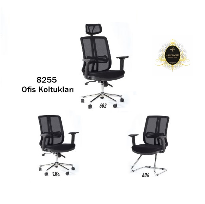 Ergonomik 8255 Müdür Koltukları Kumaş döşemeli