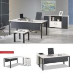 Çekmeceli modern ofis personel masası.