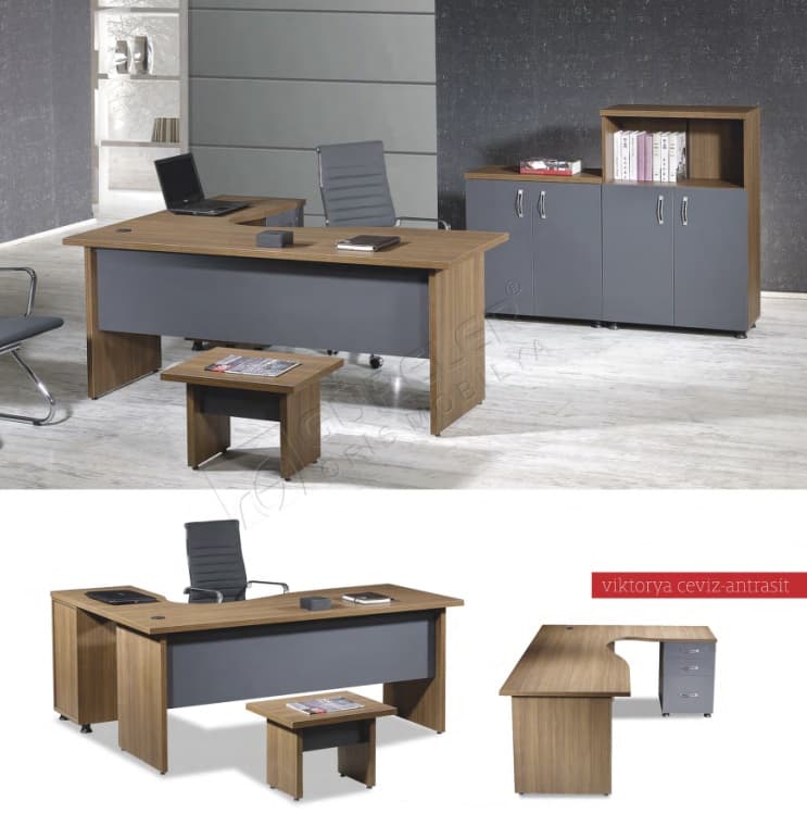 2038 Ofis ve Büro Çalışma Masaları Çok fonksiyonlu ofis masası modeli.