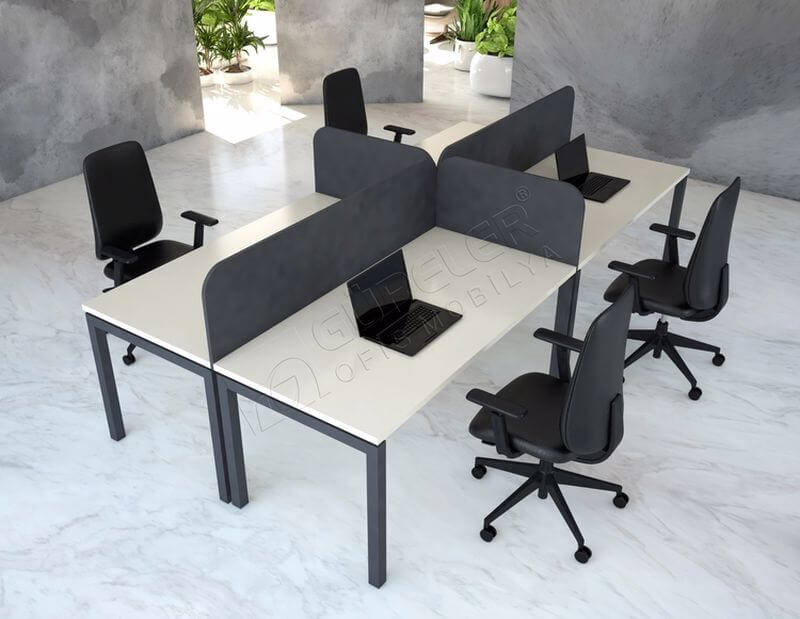 2415 Workstation Çalışma Masası Bölmeli ofis çoklu çalışma masası.