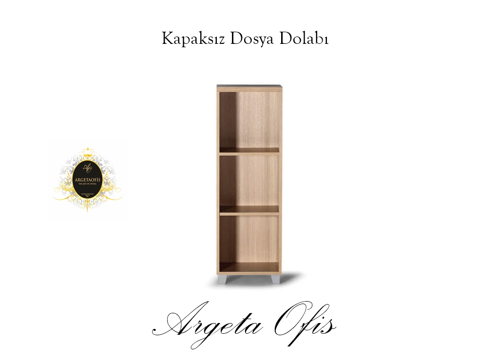 Dayanıklı ve Kullanışlı Evrak Dolapları Metal ve ahşap kombinasyonlu kapaksız dosya dolapları