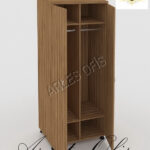 Ahşap kaplamalı vestiyer dolap modelleri