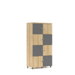 Kapaklı modern öğretmen dolabı.